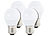 Luminea LED-Tropfen, 4 W, E27, 300 lm, 160°, P45, warmweiß, 4er-Set Luminea LED-Tropfen E27 (warmweiß)