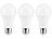 Luminea 3er-Set LED-Lampen, E27, 11 W (ersetzt 120 W), 1.350 lm, warmweiß Luminea