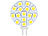 Luminea High-Power G4-LED-Stiftsockel mit SMD5050-LEDs, 3 W, warmweiß Luminea LED-Stifte G4 (warmweiß)