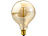 Luminea Vintage-Globe-Schmucklampe mit gitterförmigem Glühdraht, E27-Fassung Luminea Kohle-Filament-Tropfen E27 (warmweiß)