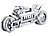 3D Metall Puzzle: Playtastic 3D-Bausatz Motorrad aus Metall im Maßstab 1:13, 45-teilig