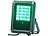Luminea 2er-Set Solar-LED-Fluter für außen, RGBW, 10 Watt, mit Fernbedienung Luminea