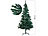 infactory Künstlicher Weihnachtsbaum mit 533 Spitzen und Ständer, 180 cm, grün infactory 