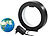 infactory Freischwebender 10-cm-Globus in Magnet-Ring mit bunter LED-Beleuchtung infactory Freischwebende Globen