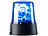 Lunartec LED-Partyleuchte im Blaulichtdesign, Versandrückläufer Lunartec Blaulicht-Partyleuchten