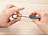 PEARL Lockpicking-Werkzeug mit 7 Dietrichen & Spanner, Edelstahl PEARL Lockpicking-Werkzeuge