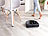 Sichler Haushaltsgeräte Multiroom-Saug- und Wisch-Roboter mit WLAN, Versandrückläufer Sichler Haushaltsgeräte WLAN-Staubsaug- & Bodenwisch-Roboter, kompatibel mit Google Assistant und Siri