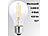 Luminea LED-Filament-Birne, A60, E27, A++, 4W, 420 lm, 3000K, 10er-Set Luminea LED-Filament-Tropfen E27 (warmweiß)