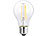 Luminea LED-Filament-Birne, A60, A++, E27, 7 W, 810 lm, 270°, 6400 K Luminea LED-Filament-Tropfen E27 (tageslichtweiß)