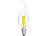 Luminea LED-Filament-Kerze, Ba35, E14, 3,5W, 360lm,270°,3000K,10er-Set Luminea LED-Filament-Kerzen E14 (warmweiß)