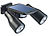 Lunartec Solar-Strahler mit 2 LED-Lampen und PIR-Sensor, IP44 Lunartec Solar-Wandstrahler mit PIR-Sensoren für außen
