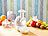 Rosenstein & Söhne 3in1 Dessert-Maker, Gemüse-Reibe & Saftpresse (Versandrückläufer) Rosenstein & Söhne 3in1-Küchenmaschinen: Dessert-Maker, Gemüse-Reiben & Saftpressen