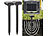 Royal Gardineer 2er-Set Umweltfreundlicher Solar-Maulwurffrei mit Akku, 400 Hz, IP44 Royal Gardineer Solar-Maulwurffrei