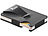 Xcase RFID-Kartenetui aus Carbon, Schutz für 15 Chip-Karten, mit Geldklammer Xcase RFID-Kartenetui mit Geldklammer
