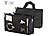 Xcase Handtaschen-Organizer, RFID-Schutz, 13 Fächer, 26 x 16 x 8 cm, schwarz Xcase Handtaschen-Organizer mit RFID-Schutz