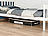 infactory 4er-Set Unterbettkommoden mit Sichtfenster & Handgriffen, 100x48x18 cm infactory Unterbett-Kommoden