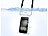 Somikon Wasserdichte Universal-Tasche für iPhone & Smartphone bis 4,8 Zoll Somikon Wasserdichte Taschen für iPhones & Smartphones