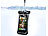 Somikon Hochwertige wasserdichte Tasche für Smartphones bis 4,0 Zoll Somikon Wasserdichte Taschen für iPhones & Smartphones