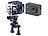 Somikon HD-Action-Cam DV-1212 V2 mit Unterwasser-Gehäuse, IP68, bis 30 m Somikon 