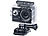 Somikon HD-Action-Cam DV-1212 V2 (Versandrückläufer) Somikon Action-Cams HD mit Webcam-Funktion