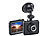 NavGear DVR-Dashcam MDV-2490 mit Bewegungserkennung (refurbished) NavGear Dashcams mit G-Sensor
