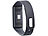 newgen medicals Fitness-Armband FBT-40.HR mit Herzfrequenz-Messung newgen medicals Fitness-Armbänder mit Herzfrequenz-Messungen und Bluetooth