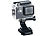 Somikon 4K-Action-Cam, UHD-Videos, 16-MP-Sensor, IP68 (Versandrückläufer) Somikon UHD-Action-Cams
