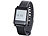simvalley MOBILE Bluetooth-4.0-Smartwatch SW-200.hr, Fitness, Puls, Benachrichtigungen simvalley MOBILE Smartwatches mit Pulssensor für iOS & Android