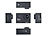 Somikon Einsteiger-4K-Action-Cam, WLAN Full HD (60 fps) mit Unterwassergehäuse Somikon UHD-Action-Cams
