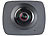 Somikon 360°-Full-HD-Action-Cam mit 2 Objektiven & PowerDirector 15 Ultimate Somikon 360°-Action-Cams mit Full HD und 2 Objektiven