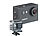 Somikon HD-Action-Cam DV-1212 mit 720p-Auflösung, Unterwasser-Gehäuse, IP68 Somikon Action-Cams HD