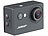 Somikon HD-Action-Cam DV-1212 mit 720p-Auflösung, Unterwasser-Gehäuse, IP68 Somikon Action-Cams HD