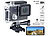 Speeron Tauch-Video-Set: Tauchmaske und 4K-Action-Cam mit 2 Displays, Größe XL Speeron Tauch-Video-Sets mit Tauchmasken und 4K-Action-Cams
