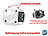 Somikon Kamera-Unterwassergehäuse für 360°-Action-Cam DV-1936.WiFi, IPX8 Somikon 360°-Action-Cams mit Full HD und 2 Objektiven