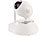 VisorTech HD-IP-Kamera mit Nachtsicht, 433-MHz-Funkschnittstelle & Alarmfunktion VisorTech IP-Nachtsicht-Überwachungkamera mit Sensoren-Schnittstelle