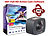 Somikon 360°-Full-HD-Action-Cam mit 2 Objektiven & PowerDirector 15 Ultimate Somikon 360°-Action-Cams mit Full HD und 2 Objektiven