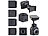 NavGear WiFi-Mini-Dashcam, Full HD 1080p, G-Sensor, GPS, 155°-Weitwinkel, App NavGear WiFi-Dashcams mit G-Sensor und GPS (Full HD)