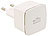7links Mini-WLAN-Repeater WLR-350.sm mit Access-Point & WPS-Knopf, 300 Mbit/s 7links