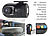 NavGear Mini-HD-Dashcam MDV-1600.av mit G-Sensor (Versandrückläufer) NavGear WiFi-HD-Dashcams mit G-Sensoren