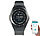 simvalley MOBILE 2in1-Uhren-Handy & Smartwatch für iOS & Android (Versandrückläufer) simvalley MOBILE Handy-Smartwatches mit Bluetooth für Android und iOS