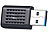 7links Mini-WLAN-Stick WS-1202.ac mit bis zu 1.200 Mbit/s (802.11ac), USB 3.0 7links