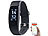newgen medicals GPS-Fitness-Armband mit XL-Touch-Display, Versandrückläufer newgen medicals Fitness-Armbänder mit Herzfrequenz-Messung und GPS-Streckenaufzeichnung