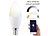 Luminea Home Control WLAN-LED-Lampe, für Siri, Alexa & Google Assistant, E14, weiß (CCT), F Luminea Home Control WLAN-LED-Lampen E14 weiß