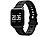 newgen medicals Fitness-Uhr mit Blutdruck- & Herzfrequenz-Anzeige (Versandrückläufer) newgen medicals Fitness-Armband mit Blutdruck- und Herzfrequenz-Anzeigen, Bluetooth