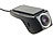 NavGear Unauffällige Full-HD-Dashcam, Versandrückläufer NavGear WLAN-GPS-Dashcams mit Rückfahrkamera und App