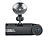 NavGear Full-HD-Dashcam mit 2 Kameras, Versandrückläufer NavGear 360°-Dashcams mit 2 Objektiven und G-Sensor