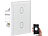 Luminea Home Control 2er-Set Touch-Doppel-Lichttaster, komp. zu Alexa & Google Assistant Luminea Home Control