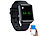 newgen medicals Fitness-Uhr mit Blutdruckanzeige, EKG, Bluetooth, Touchdisplay, IP68 newgen medicals Fitness-Armbänder mit Blutdruck-Anzeige und EKG-Aufzeichnung