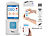 newgen medicals Mobiles medizinisches EKG-Messgerät mit PC-Software und App newgen medicals Mobile EKG-Geräte