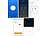 Luminea Home Control WLAN-Unterputz-Steckdose mit App, für Siri, Alexa & GA, 5er Pack Luminea Home Control WLAN-Unterputz-Steckdosen